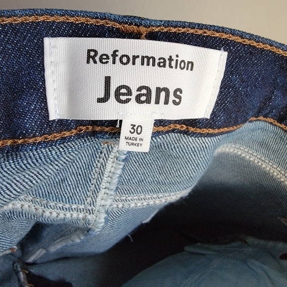 Reformation Peyton High Rise Bootcut Jeans in Aegean size 30 NWT - Picture 8 of 10
